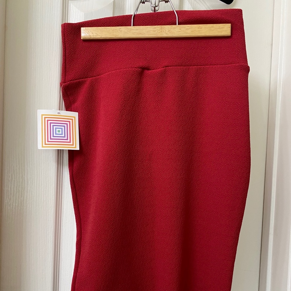 LLR Red Cassie Skirt NWT